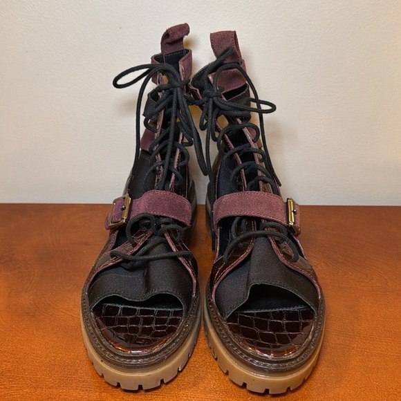 Free People Mandi Boot Sandals Brown Size EU 37 - US 7 NWOT - Picture 8 of 16